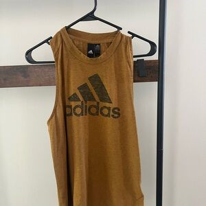 Adidas Tan T-Shirt with Logo
